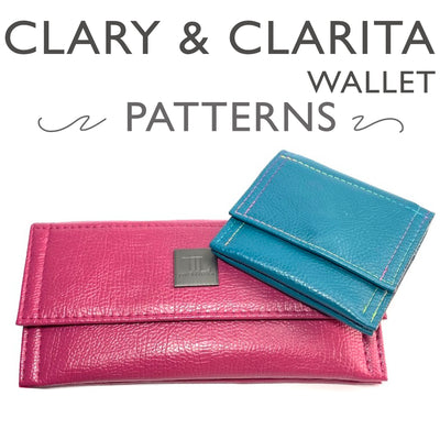 Clary and Clarita Wallet Patterns